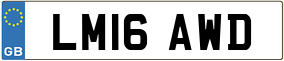 Truck License Plate